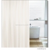 AQUALINE - Textil zuhanyfüggöny függönykarikával, 180x200cm - Szövet - Bézs (ZP003)