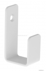 DEANTE - MOKKO - Fürdőszobai fogas 1 akasztóval - Falra, bútor felületre szerelhető - Fehér acél