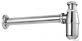 DEANTE - Mosdó szifon, búraszifon - Kerek  - Krómozott fém (NHC 031I)
