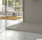 MARMY - DOLOMITE - Öntött márvány zuhanytálca, 80x100cm, perem nélküli, kőhatású - Matt bézs