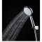 DEANTE - BORO - Zuhanyfej, zuhanyrózsa zuhanytartóval és gégecsővel - 6 funkciós, kerek - Krómozott
