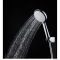 DEANTE - BORO - Zuhanyfej, zuhanyrózsa zuhanytartóval és gégecsővel - 6 funkciós, kerek - Krómozott