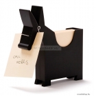 MONKEY BUSINESS - MORRIS - Jegyzettömb tartó figura - Fekete, szamár formájú