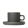 BLOMUS - MIO - Cappucinós kávés csésze szett, 20ml (2db) - Olajzöld színű kerámia