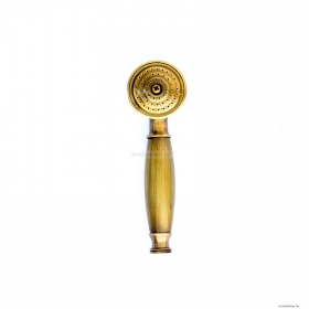 LAGOON - Retro zuhanyfej, kézizuhany - Egyfunkciós, bronz színű (YQ - AS01)