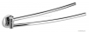 GEDY - VERMONT - Lengő törölközőtartó - Dupla tartórúddal - 35 cm - Polírozott rozsdamentes acél