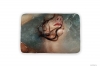 LAGOON - Memóriahabos fürdőszoba szőnyeg, kádkilépő 50x80cm - Fürdőző női arc mintás