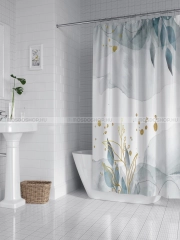 LAGOON Textil zuhanyfüggöny függönykarikával 180x200cm - Lián