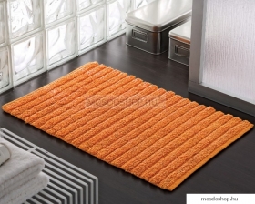 GEDY - BOMBAY - Fürdőszoba szőnyeg, kádkilépő - 80x50 cm - Pamut - Narancssárga