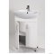 HB BÚTOR - STANDARD 55 - Mosdószekrény, fürdőszoba mosdó bútor, 2 nyílóajtóval, kerámia mosdóval, 55x85cm - Magasfényű MDF front
