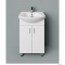 HB BÚTOR - STANDARD 55 - Mosdószekrény, fürdőszoba mosdó bútor, 2 nyílóajtóval, kerámia mosdóval, 55x85cm - Magasfényű MDF front