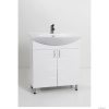 HB BÚTOR - STANDARD 65 MART - Mosdószekrény, fürdőszoba mosdó bútor, 2 nyílóajtóval, kerámia mosdóval, 65x85cm - Magasfényű MDF front
