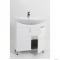 HB BÚTOR - MART 65 - Mosdószekrény, fürdőszoba mosdó bútor, 2 nyílóajtóval, kerámia mosdóval, 65x85cm - Magasfényű MDF front