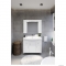 HB BÚTOR - STANDARD 100 - Mosdószekrény, fürdőszoba mosdó bútor, 3 nyílóajtóval, 2 fiókkal, kerámia mosdóval, 100x85cm - Magasfényű MDF front