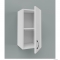 HB BÚTOR - STANDARD K30 - Fürdőszobai fali felső szekrény, jobbos - 1 nyílóajtóval, belül 1 polccal - Magasfényű fehér 