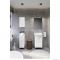 HB BÚTOR - STANDARD K30 - Fürdőszobai fali felső szekrény, balos - 1 nyílóajtóval, belül 1 polccal - Magasfényű fehér 