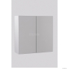 HB BÚTOR - NINA 55 - Fürdőszobai fali tükrös szekrény, 55x55cm, fehér, 2 nyílóajtós, világítás nélkül