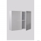 HB BÚTOR - NINA 65 - Fürdőszobai fali tükrös szekrény, 65x55cm, fehér, 2 nyílóajtós, világítás nélkül