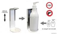 GEDY - CLAM - Univerzális asztali állvány kézfertőtlenítő- és szappanadagolóhoz (kézfertőtlenítő állomás), asztallapra rögzíthető