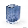 GEDY - ANTARES - Fogmosópohár, fogkefetartó - Pultra helyezhető - Áttetsző kék műgyanta