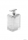 GEDY - ANTARES - Folyékony szappan adagoló - Pultra helyezhető - Áttetsző fehér műgyanta