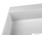 MARMY - BELLAGIO SLIM - Mosdó, mosdókagyló 100x46cm, szögletes - Pultra, bútorra, falra szerelhető - Matt fehér