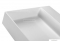 MARMY - BELLAGIO SLIM - Mosdó, mosdókagyló 100x46cm, szögletes - Pultra, bútorra, falra szerelhető - Matt fehér