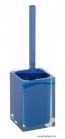 BEMETA - VISTA - WC kefe tartó - Padlóra helyezhető - Szögletes - Üveghatású kék műanyag