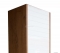 VIVA STYLE - ORIENT - Fürdőszobai állószekrény, balos, 2 nyílóajtóval, 2 fiókkal, 40x180cm - Magasfényű fehér-tölgy