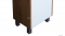 VIVA STYLE - ORIENT - Fürdőszobai állószekrény, balos, 2 nyílóajtóval, 2 fiókkal, 40x180cm - Magasfényű fehér-tölgy