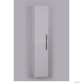 HB BÚTOR - COLORADO - Fürdőszobai állószekrény 150x30cm - 1 nyílóajtóval, belül 3 polccal - Magasfényű fehér