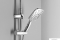 AQUALINE - KERA - Zuhanyszett - Teleszkópos zuhanyoszlop fejzuhannyal, kézizuhannyal, szappantartóval - Krómozott