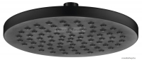 AQUALINE - Esőztető zuhanyfej - Kerek, D20 cm - Matt fekete ABS (SC120)