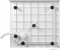 AQUALINE - STARYL - Önhordó szögletes zuhanytálca, 90x90 cm - Fehér SMC kompozit