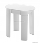 AQUALINE - TETRA - Fürdőszobai szék - Fehér műanyag