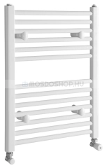 AQUALINE ILR65T 360W egyenes 50x65 cm (fürdőszobai radiátor) - Fehér - Acél - Törölközőszárítós radiátor