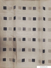 DIPLON - Zuhanyfüggöny függönykarikával, 180x200cm - Textil - Négyzet mintás (CN73106)