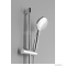 SAPHO - WANDA - Zuhanyrúd 1 funkciós kézizuhannyal, mozgatható zuhanytartóval, szappantartóval - Krómozott