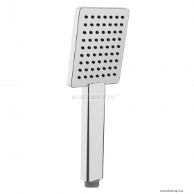 SAPHO - Kézizuhany, zuhanyfej - 1 funkciós, szögletes, krómozott ABS (1204-17)