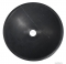 SAPHO - BLOK - Kőmosdó, mosdótál D40cm - Matt fekete - Pultra, bútorra ültethető (2401-35)