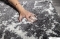 SAPHO - RIDDER MARMOR - Fürdőszoba szőnyeg, kádkilépő csúszásgátlóval, 55X50cm - Szürke, fehér