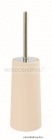 VIVA STYLE - WC kefe tartó - Padlóra helyezhető - Bézs színű műanyag (FTC1444)