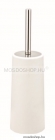 VIVA STYLE - WC kefe tartó - Padlóra helyezhető - Fehér műanyag (FTC1444)