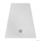 MARMY - BASALTO - Öntött márvány zuhanytálca, 90x140cm, perem nélküli, erezett hatású - Matt fehér