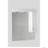 HB BÚTOR - STANDARD 75SZ - Fürdőszobai fali tükrös szekrény LED világítással, jobbos oldalszekrénnyel - Magasfényű fehér