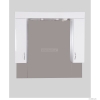 HB BÚTOR - STANDARD 100 - Fürdőszobai fali tükrös szekrény LED világítással, kétoldali szekrénnyel - Magasfényű fehér