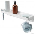 UMBRA - FLEX - Fürdőszobai zuhanypolc, kétoldali ragasztócsíkkal - Fehér műanyag (1013862-660)