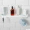 UMBRA - FLEX - Fürdőszobai zuhanypolc, kétoldali ragasztócsíkkal - Fehér műanyag (1013862-660)