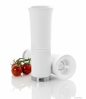 ADHOC - MILANO - LED-es elektromos só- és borsdaráló - Gomb nélkül működtethető, fehér