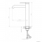 AREZZO DESIGN - SLIMFIELD - Magasított mosdó csaptelep leeresztő nélkül - Krómozott